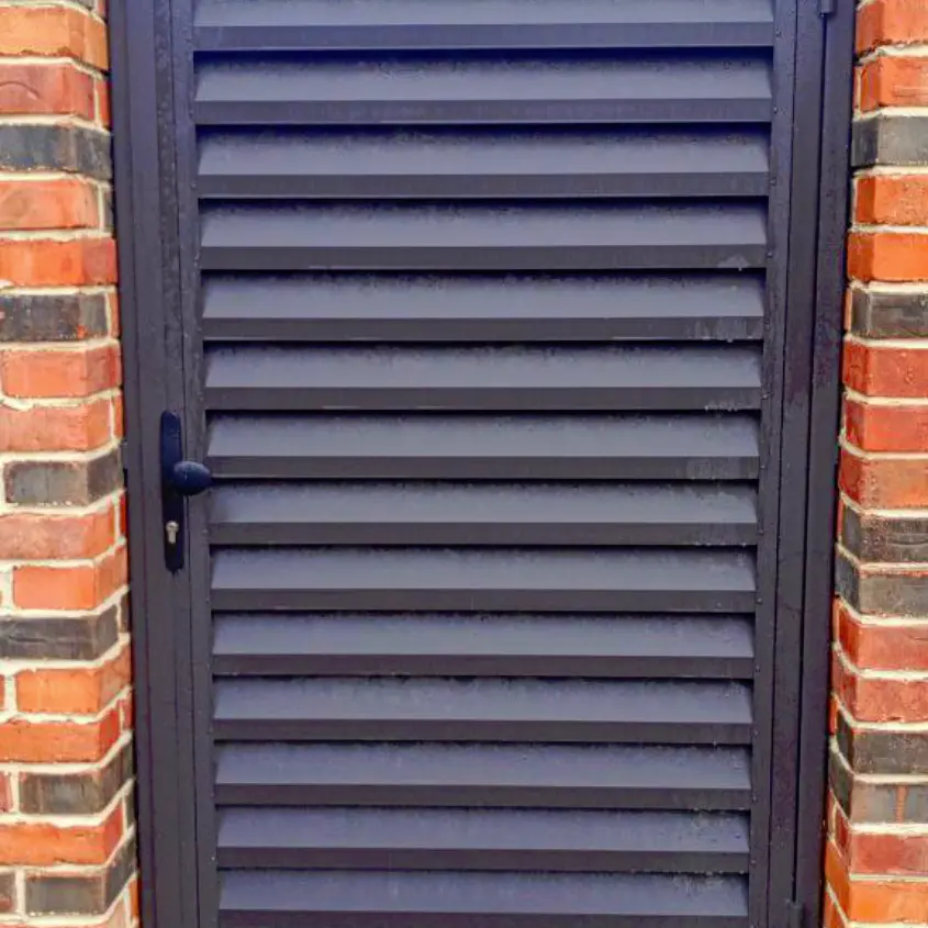 Фото 3 двусторонний забор Реснички 8019 Темный Шоколад