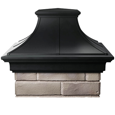 Колпак на столб забора MONBLAN PREMIUM Черный 1,5х1,5 кирпича 1