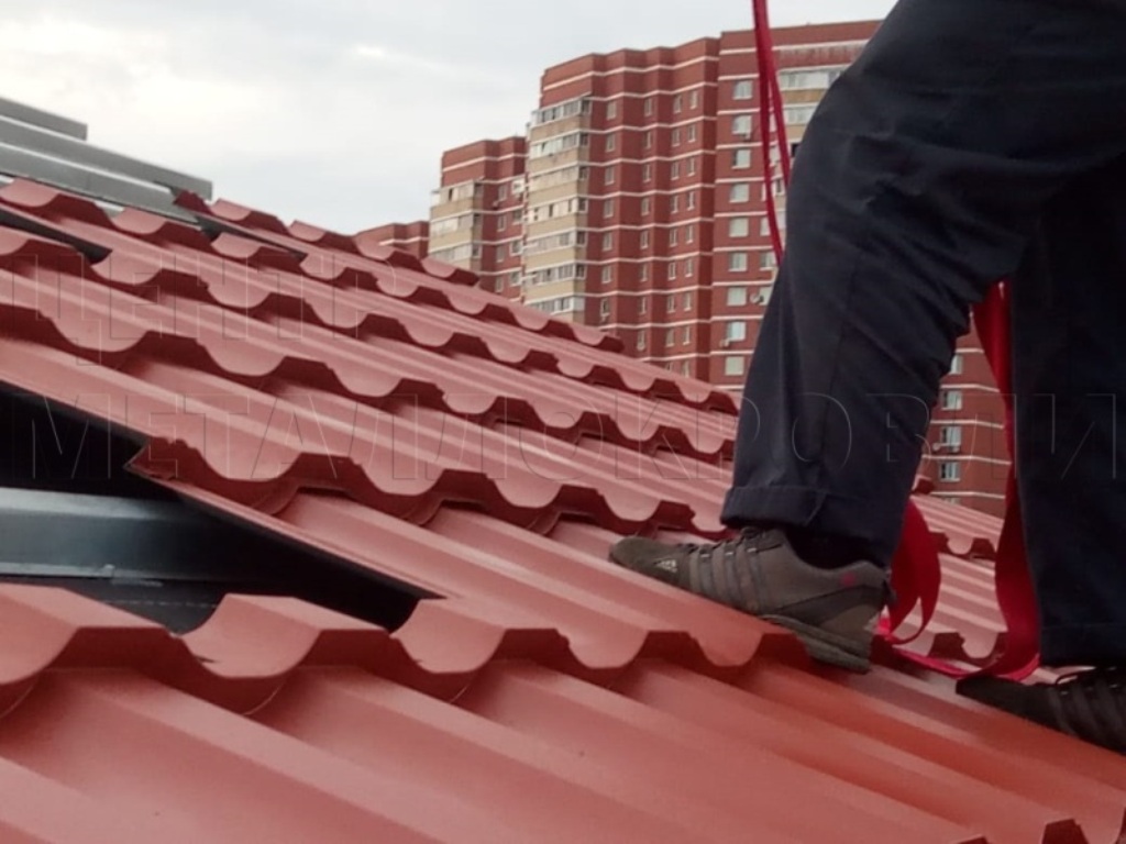 Металлочерепица Геркулес 8004 терракотовый Стальной Бархат от Центра Металлокровли в Ставрополе Металлочерепица Геркулес 8004 терракотовый Стальной Бархат от Центра Металлокровли в Ставрополе