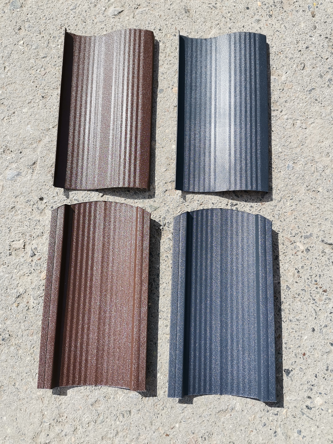 Металлопрофиль двусторонний под Стальной Бархат в Ставрополе