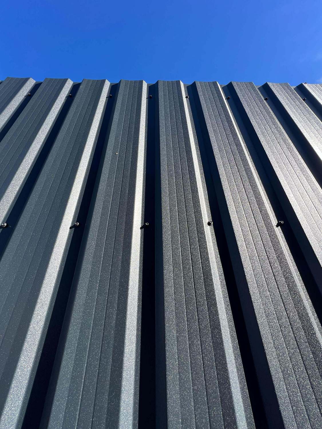 Профнастил НС-21 36м RAL7024/7024 Серый Графит 2-х сторонний МАТТЕ